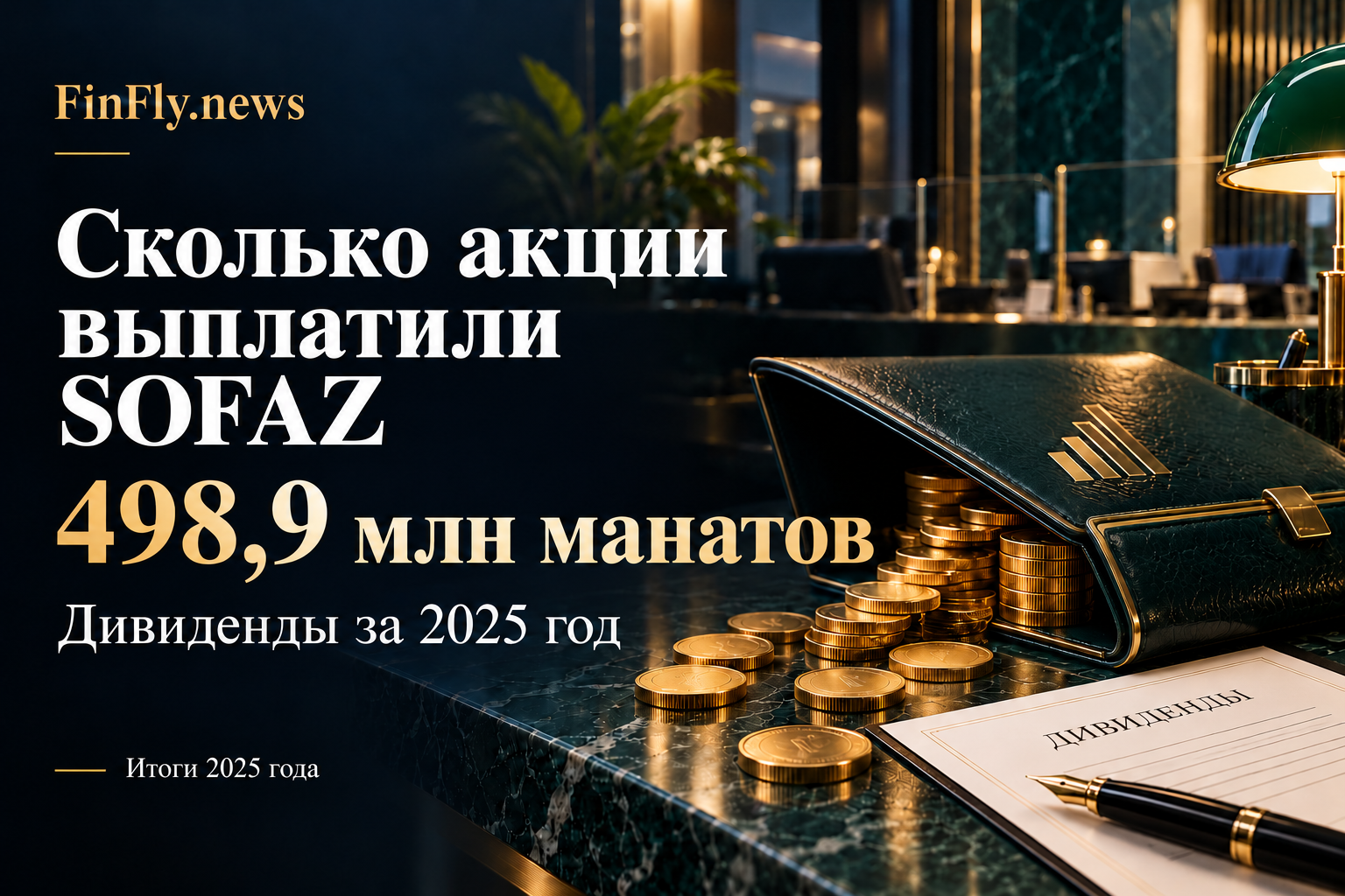 Почти полмиллиарда манатов: сколько дивидендов получил SOFAZ