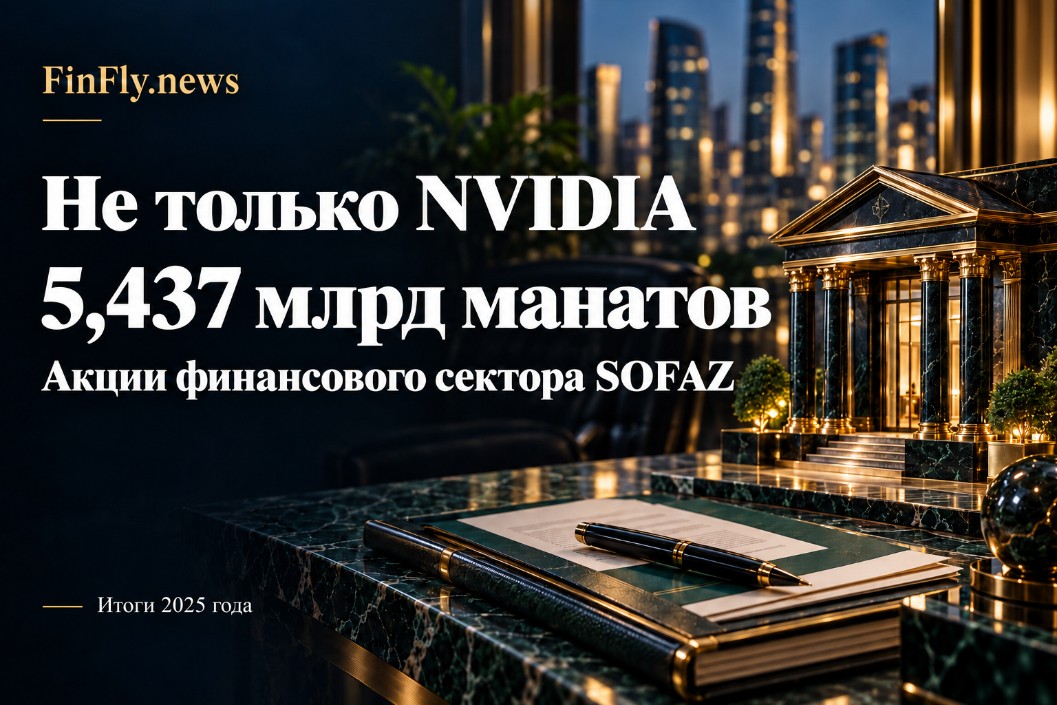 Не только NVIDIA: акции финансовых компаний у SOFAZ стоят 5,4 млрд манатов